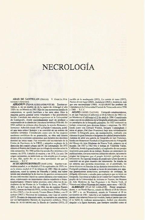 LAMINA ESPASA 31279: Articulo NECROLOGIA