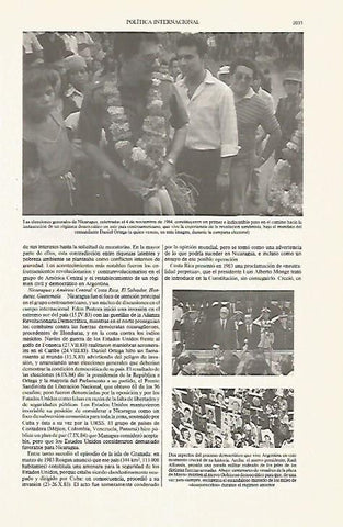 LAMINA ESPASA 31282: Elecciones en Nicaragua 4 noviembre 1984