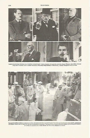 LAMINA ESPASA 31294: Personajes de la pelicula Victimas de guerra