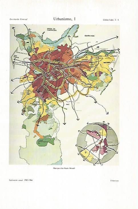 LAMINA ESPASA 31308: Plan urbanistico para Sao Paolo