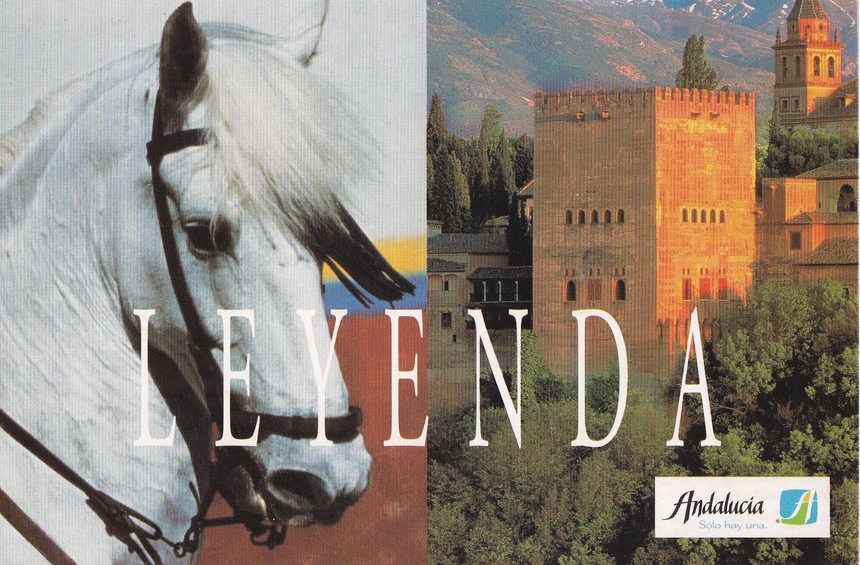 POSTAL B9521: ANDALUCIA: LEYENDA