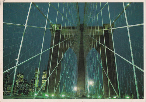 POSTAL B9535: NUEVA YORK: PUENTE DE BROOKLYN