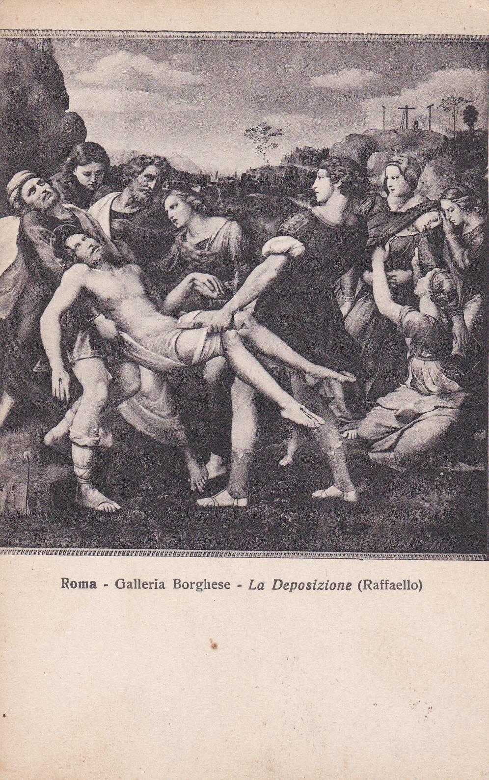 POSTAL B9576: RAFFAELLO: LA DEPOSICION