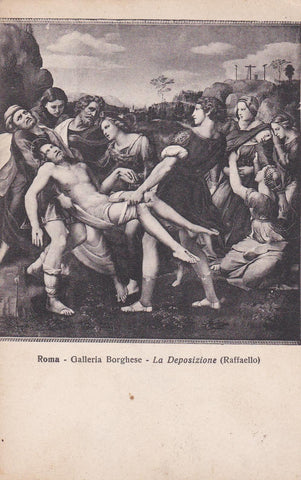 POSTAL B9576: RAFFAELLO: LA DEPOSICION