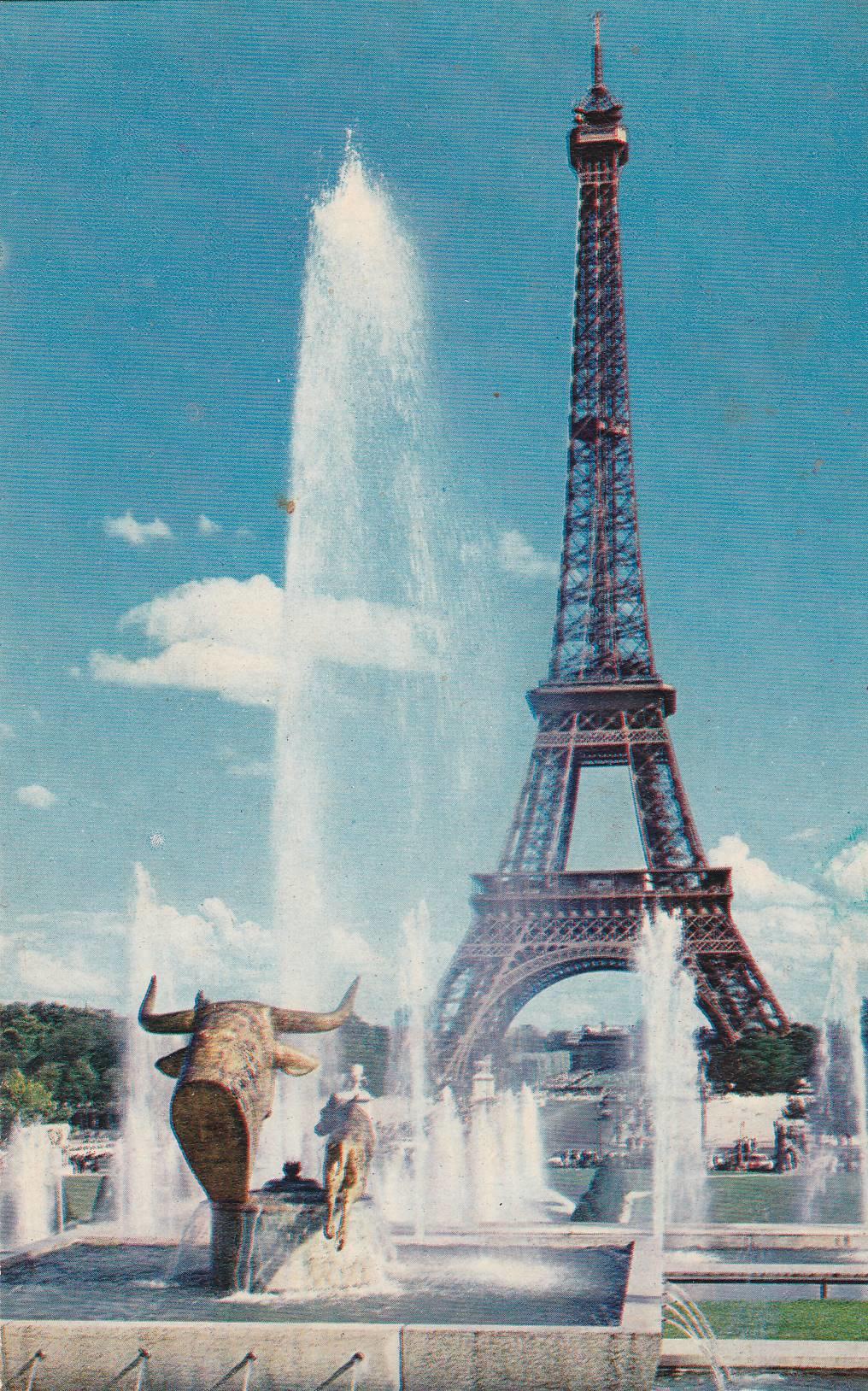 POSTAL B9601: PARIS: LA TORRE EIFFEL