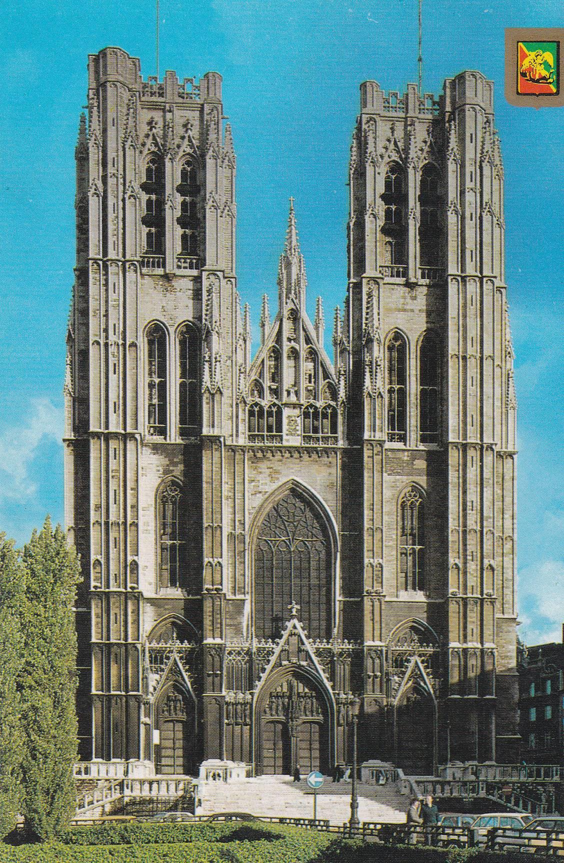 POSTAL B9607: BRUSELAS: COLEGIO ST MICHEL GOEDELE