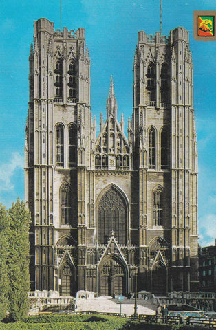 POSTAL B9607: BRUSELAS: COLEGIO ST MICHEL GOEDELE