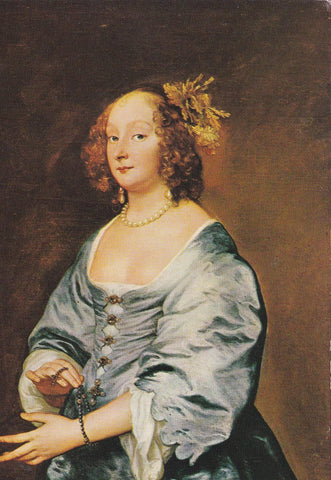 POSTAL B9629: VAN DYCK: MARIA RUTHWEN