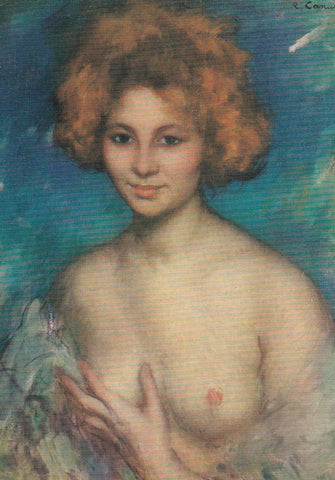 POSTAL B9633: R. CAMILE: MUJER DESNUDA