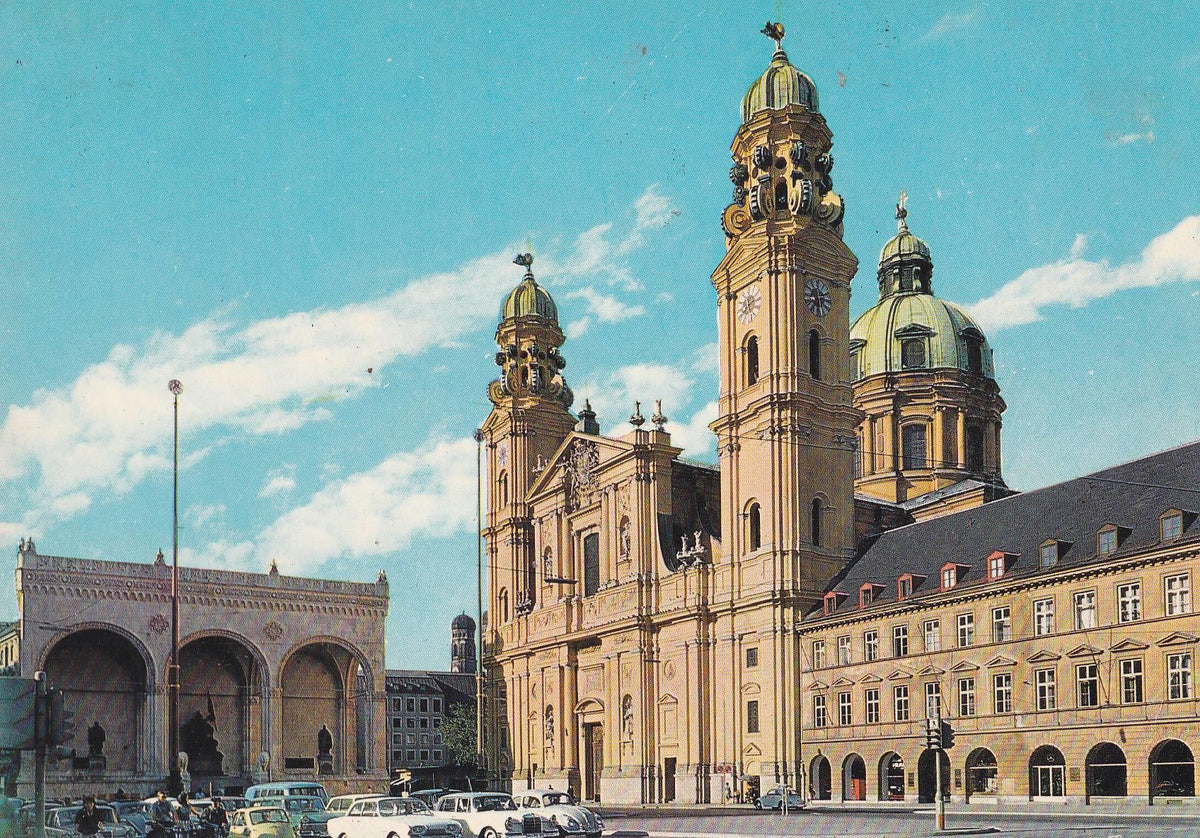 POSTAL B9639: MUNIC: IGLESIA FELDHERRNHALLE