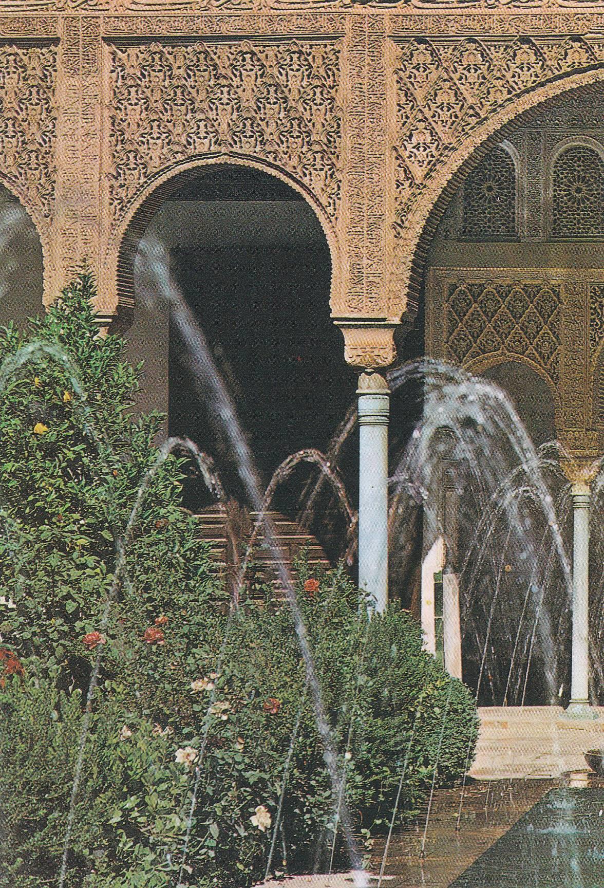 POSTAL B9651: GRANADA: GENERALIFE. PATIO ACEQUIA