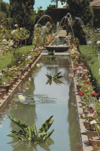 POSTAL B9657: GRANADA: GENERALIFE. PATIO ACEQUIA