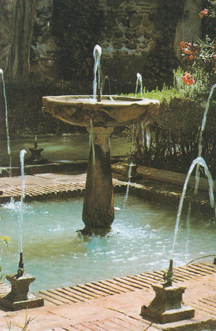 POSTAL B9658: GRANADA: GENERALIFE. PATIO ACEQUIA