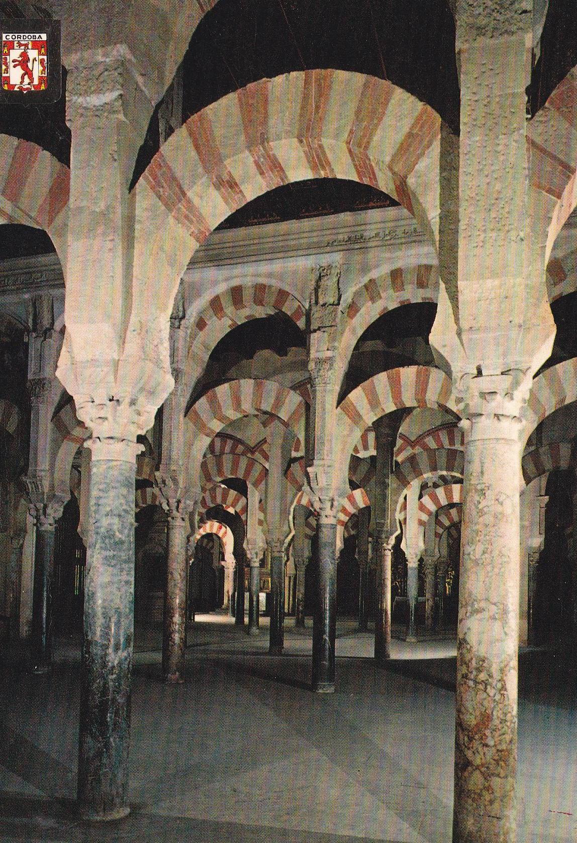 POSTAL B9668: CORDOBA. MEZQUITA. CATEDRAL. SX