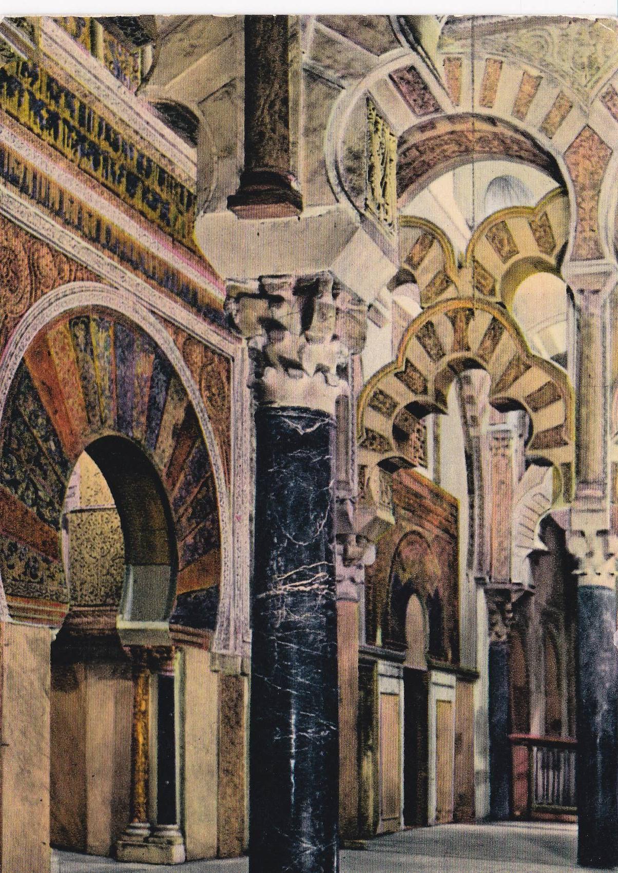 POSTAL B9681: CORDOBA. MEZQUITA. CATEDRAL. SX