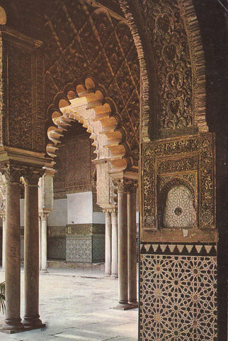 POSTAL B9726: SEVILLA: INTERIOR DEL ALCAZAR