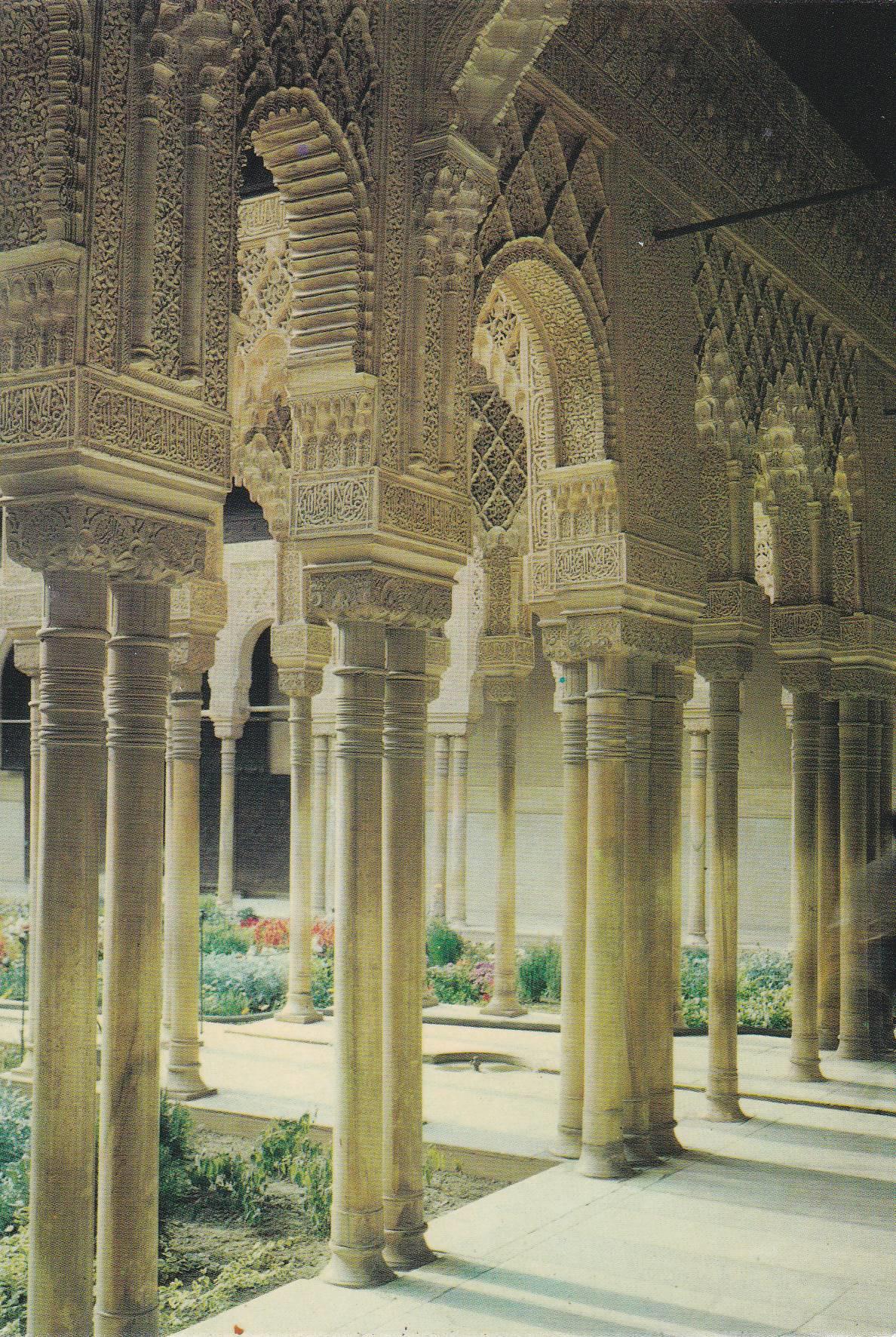 POSTAL B9748: GRANADA: LA ALHAMBRA. PATIO LEONES