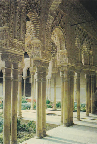 POSTAL B9748: GRANADA: LA ALHAMBRA. PATIO LEONES