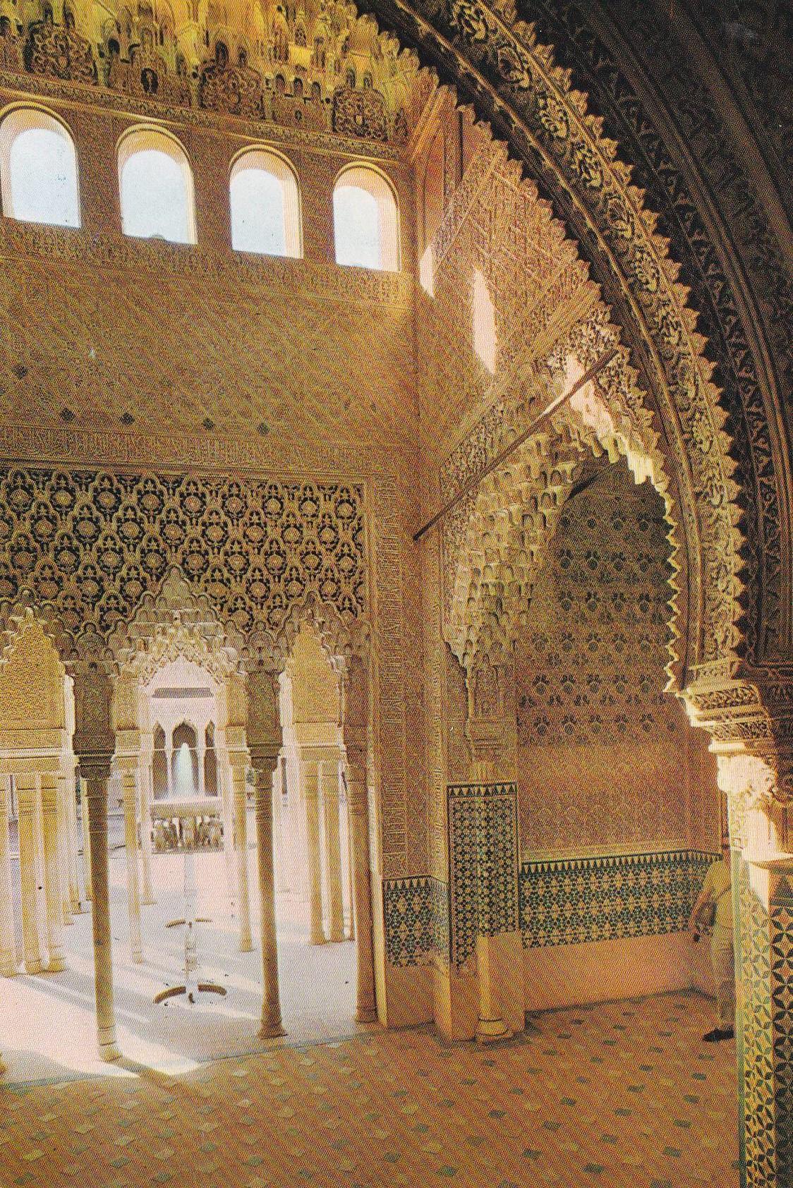 POSTAL B9753: GRANADA: LA ALHAMBRA. PATIO LEONES