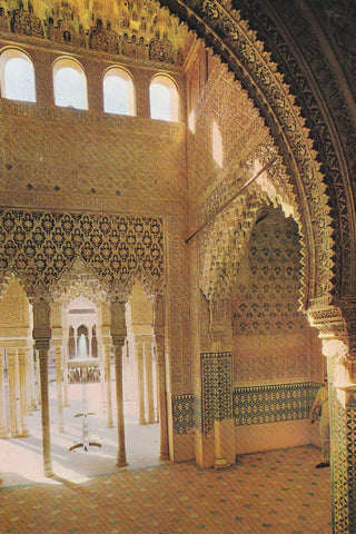 POSTAL B9753: GRANADA: LA ALHAMBRA. PATIO LEONES