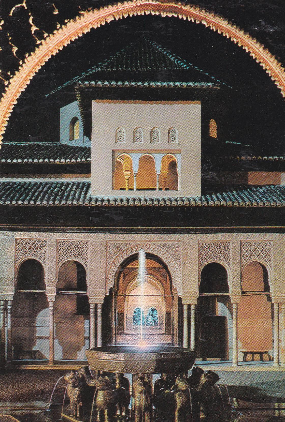 POSTAL B9761: GRANADA: LA ALHAMBRA. PATIO LEONES