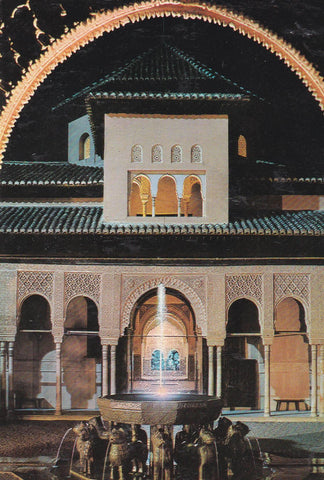 POSTAL B9761: GRANADA: LA ALHAMBRA. PATIO LEONES