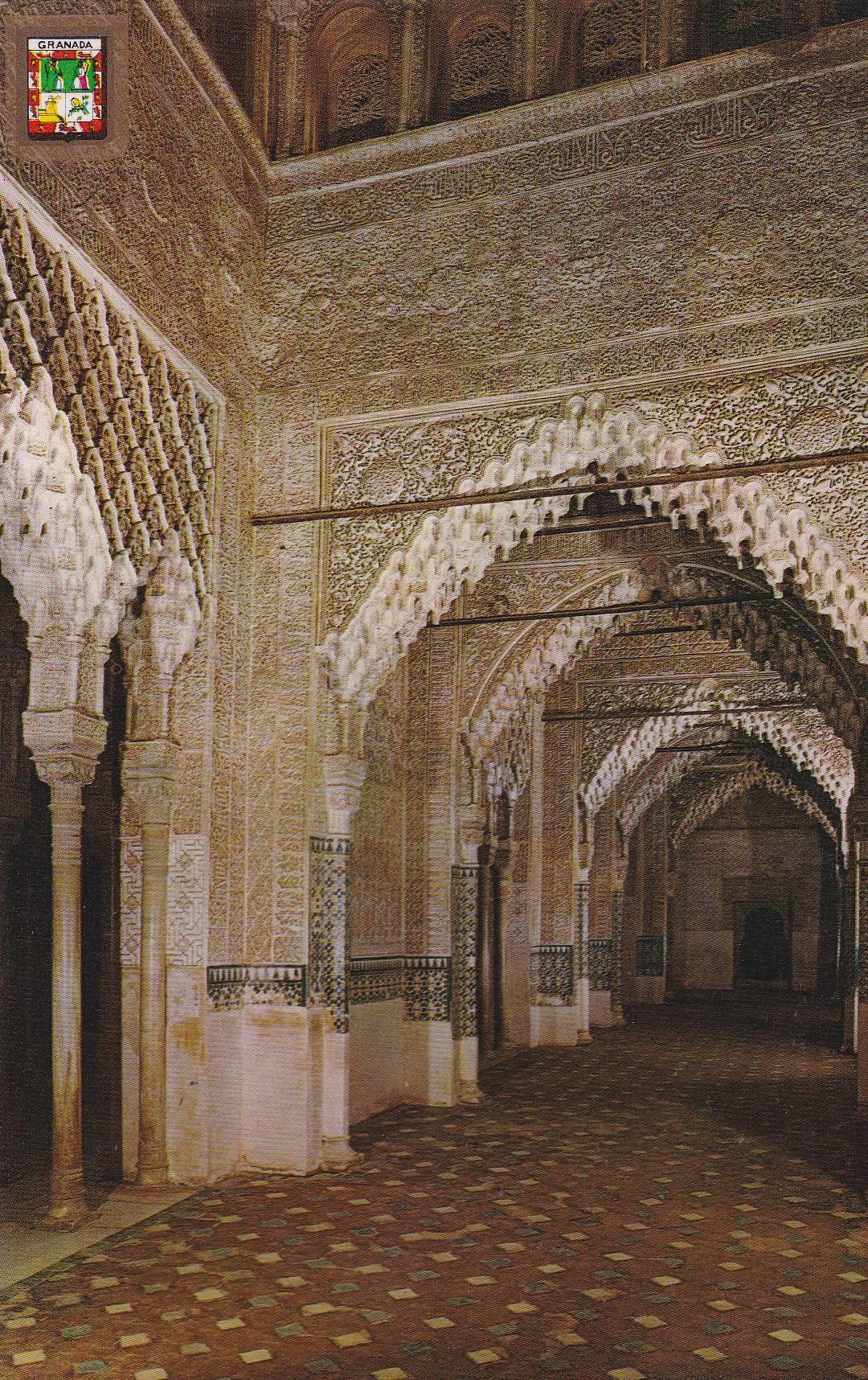 POSTAL B9767: GRANADA: LA ALHAMBRA. PATIO LEONES