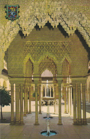 POSTAL B9771: GRANADA: LA ALHAMBRA. DIVERSOS ASPECTOS