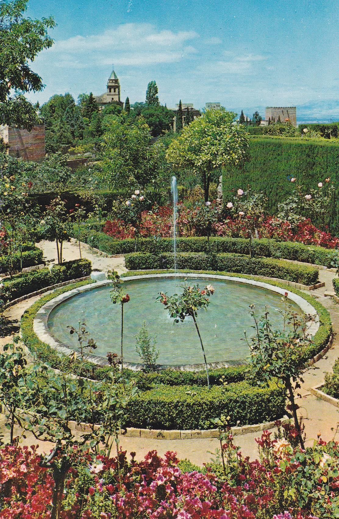 POSTAL B9785: GRANADA: GENERALIFE. JARDINES