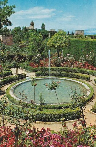 POSTAL B9785: GRANADA: GENERALIFE. JARDINES