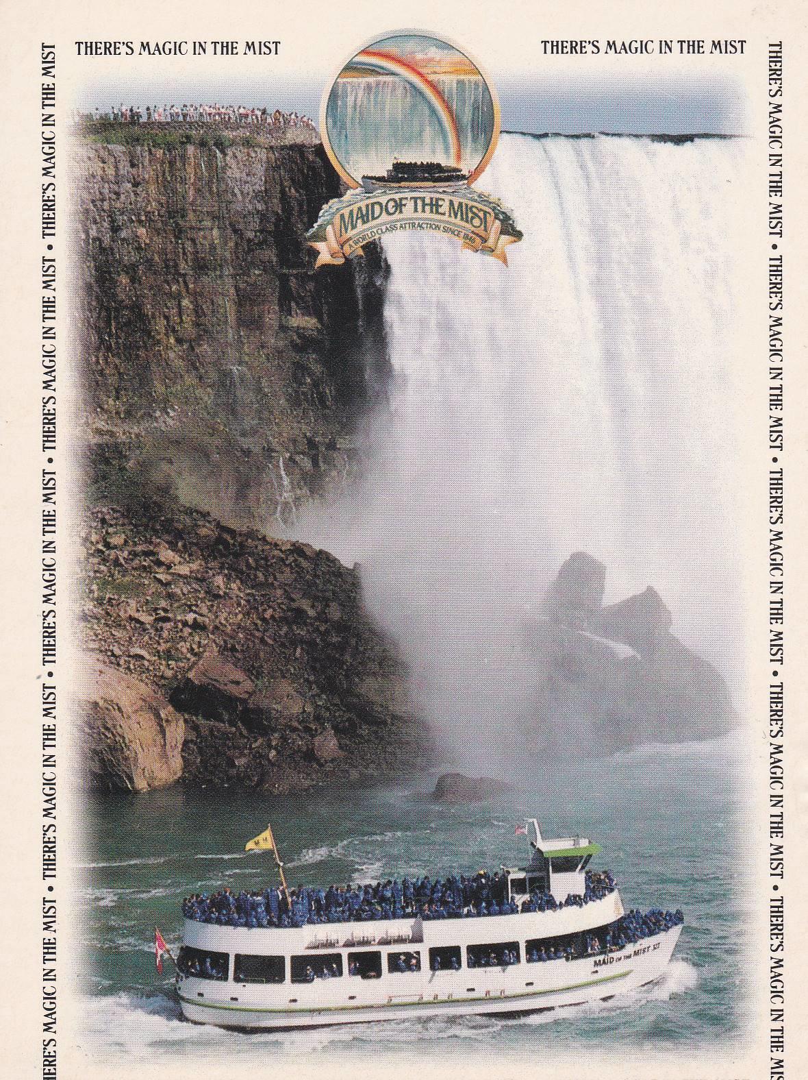 POSTAL B9794: PASEO EN BARCO: MAID OF THE MIST