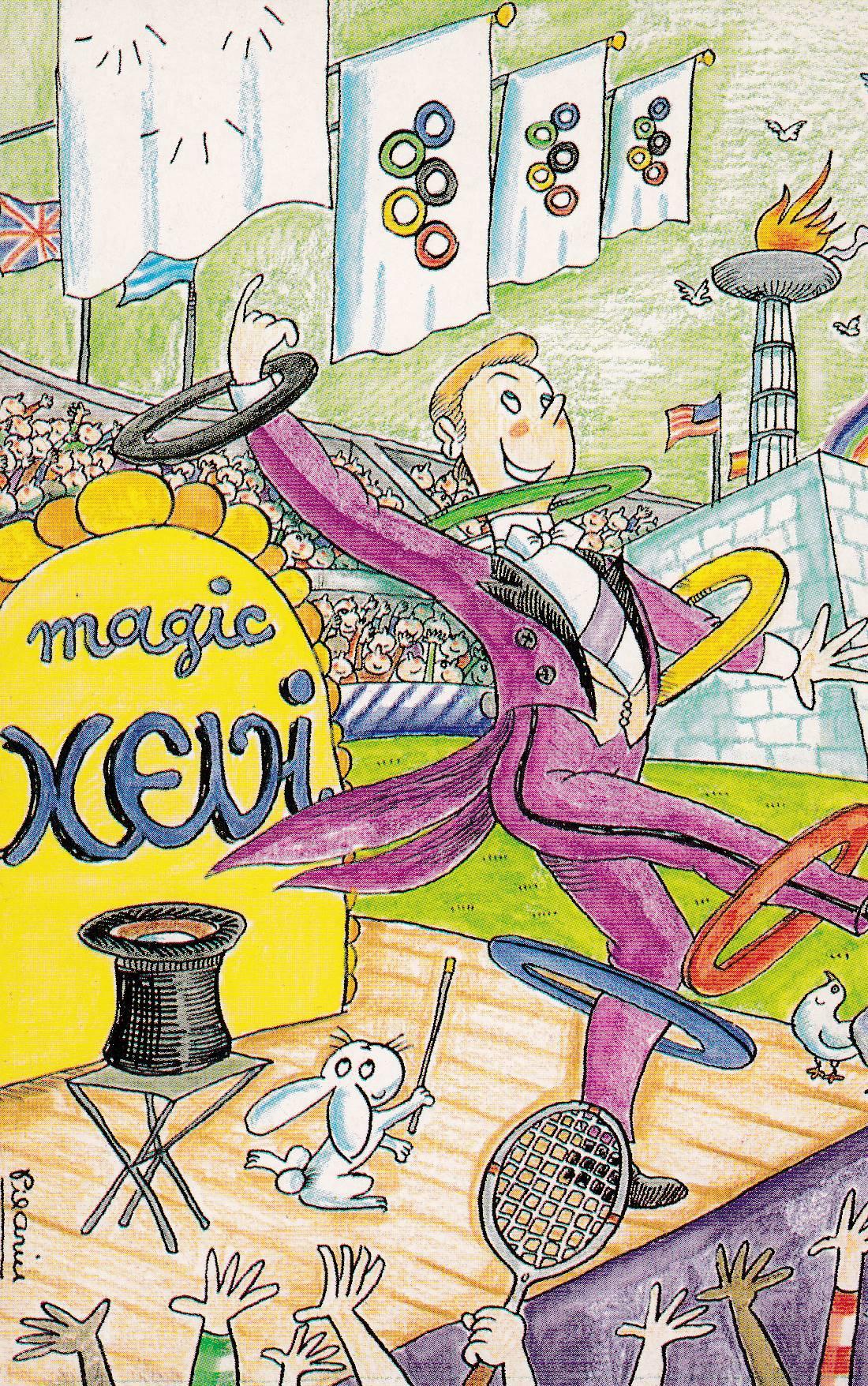 POSTAL B9839: COLECCION PILARIN: MAGIC XEVI