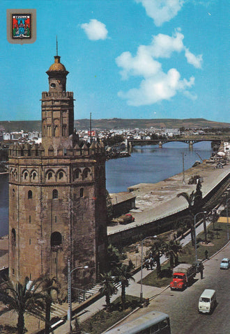 POSTAL B9848: SEVILLA: TORRE DEL ORO