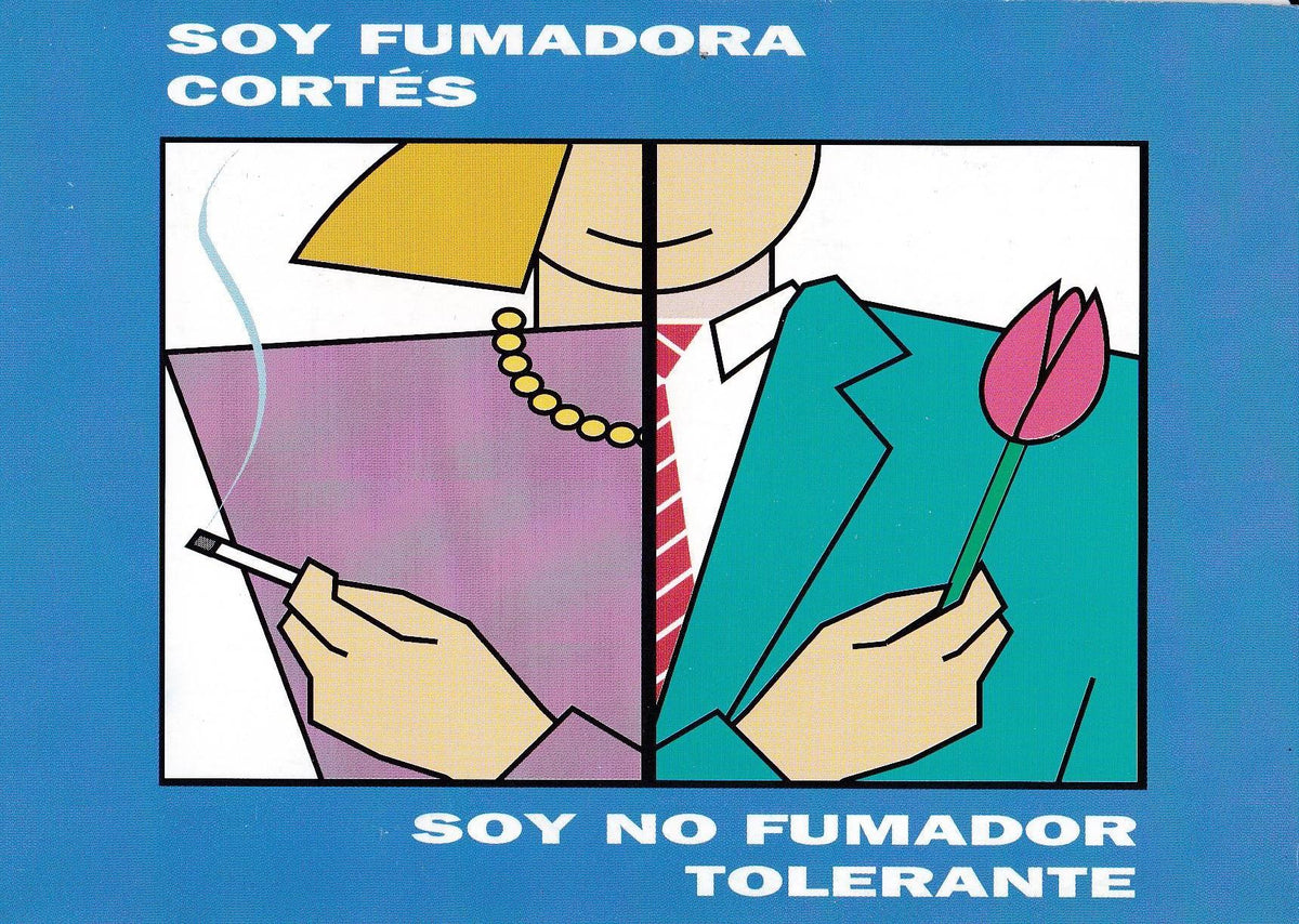 POSTAL B9860: CAMPAÑA: SOY NO FUMADOR TOLERANTE