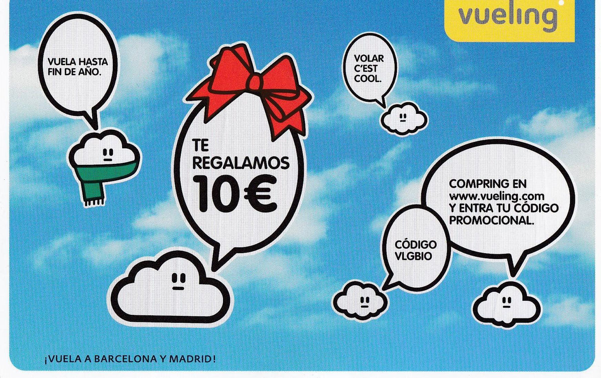 POSTAL B9864: VUELING: DESCUENTO 10€
