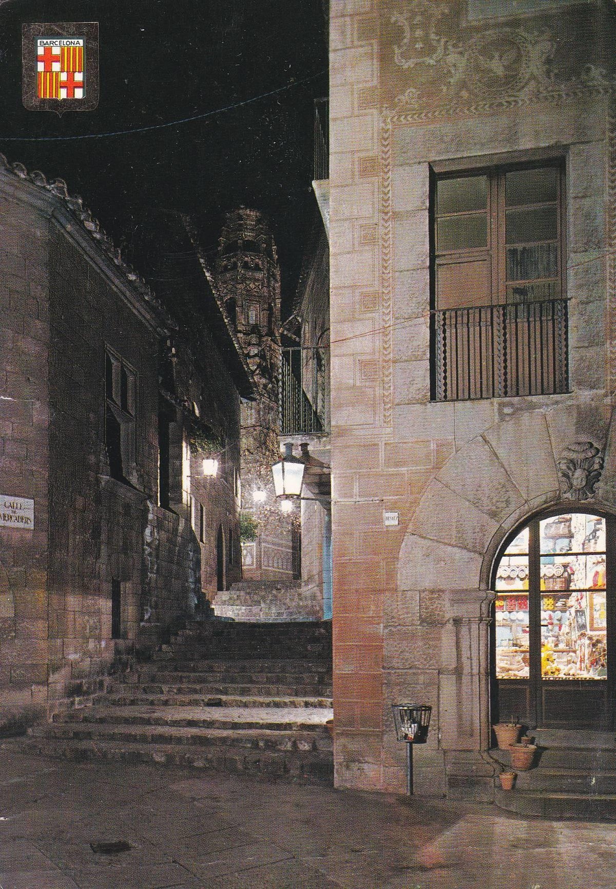 POSTAL B9890: BARCELONA: PUEBLO ESPAÑOL