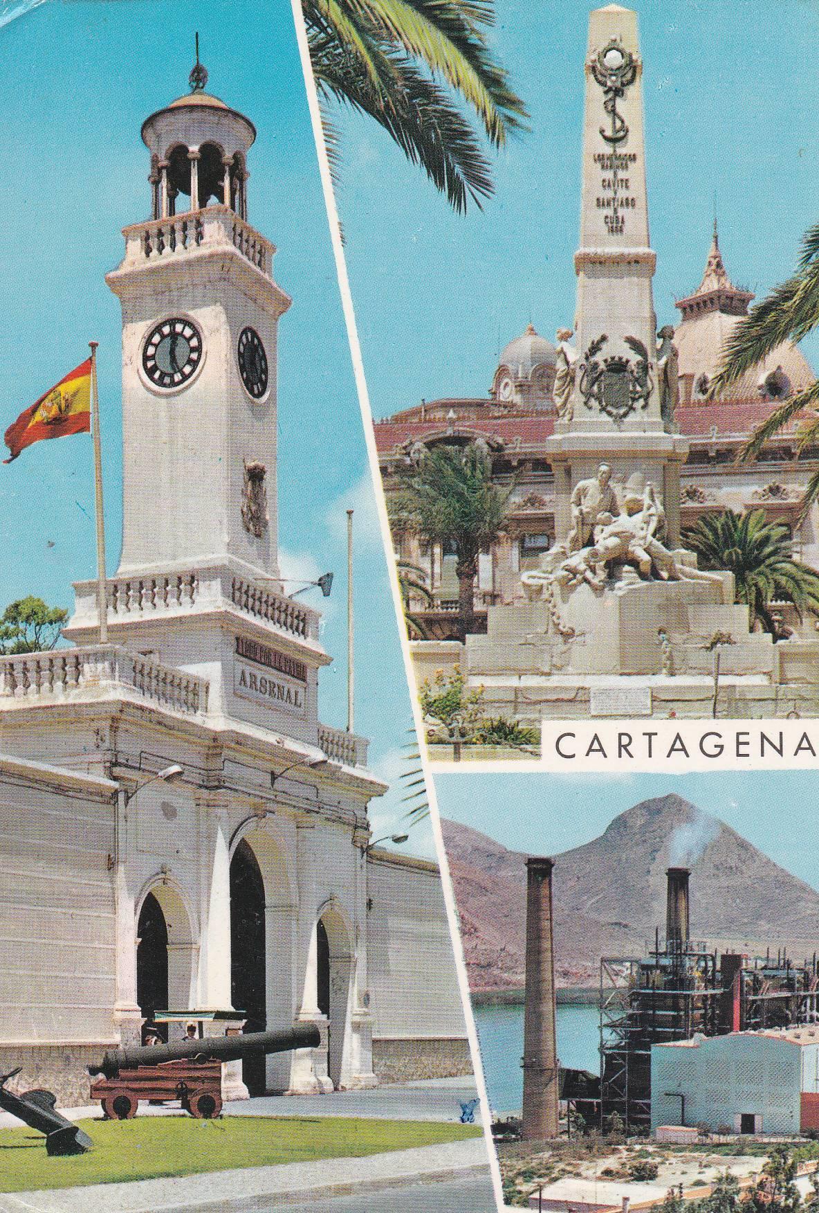 POSTAL B9962: CARTAGENA: ASPECTOS URBANOS