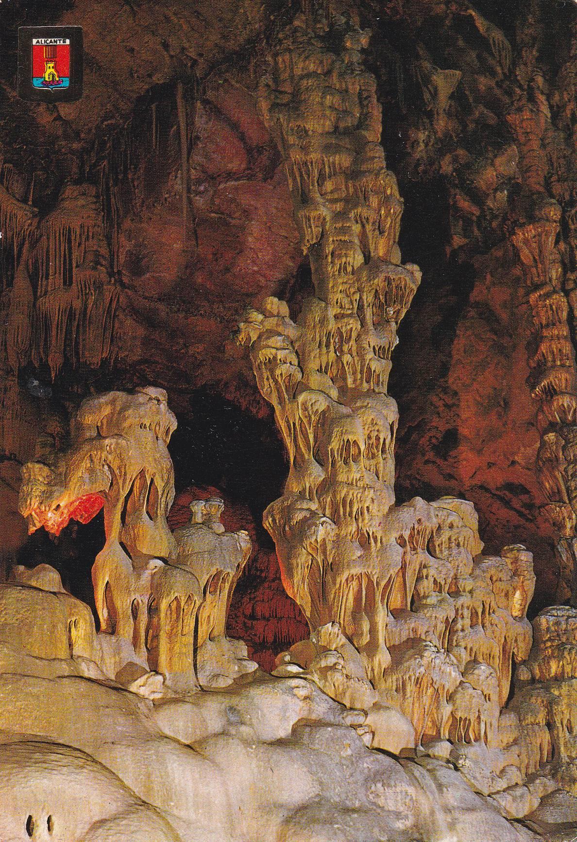 POSTAL B9983: ALICANTE. BUSOT: CUEVAS DE CANALOBRE