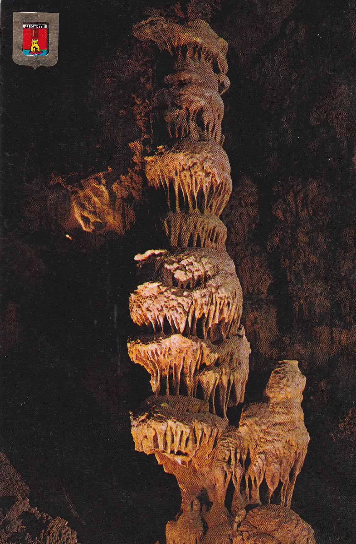 POSTAL B9996: ALICANTE. BUSOT: CUEVAS DE CANALOBRE