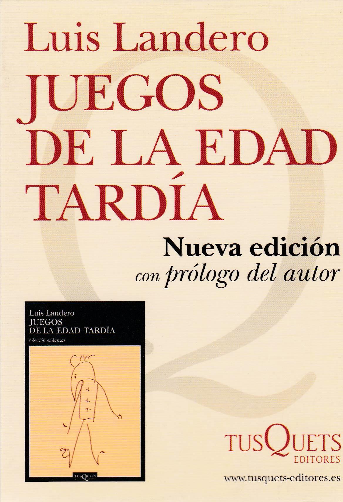 POSTAL B10075: LUIS LANDERO: JUEGOS DE LA EDAD TARDIA