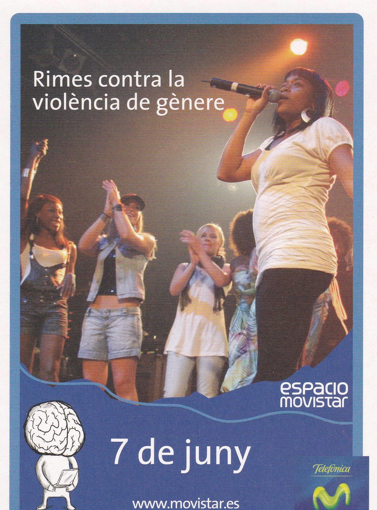 POSTAL B10092: ESPACIO MOVISTAR.ES: AGENDA DE CONCIERTOS. DIVERSOS ARTISTAS