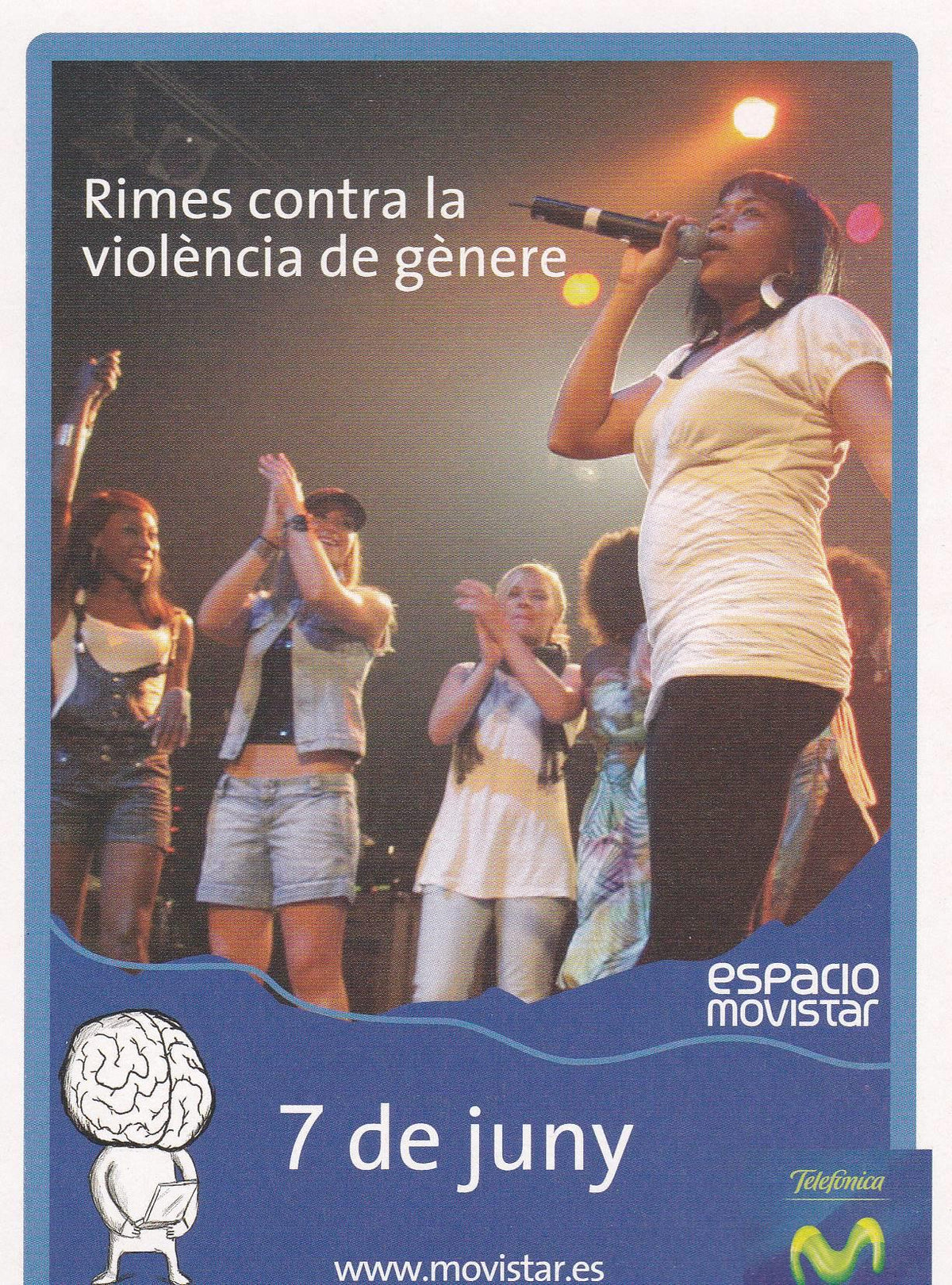 POSTAL B10092: ESPACIO MOVISTAR.ES: AGENDA DE CONCIERTOS. DIVERSOS ARTISTAS