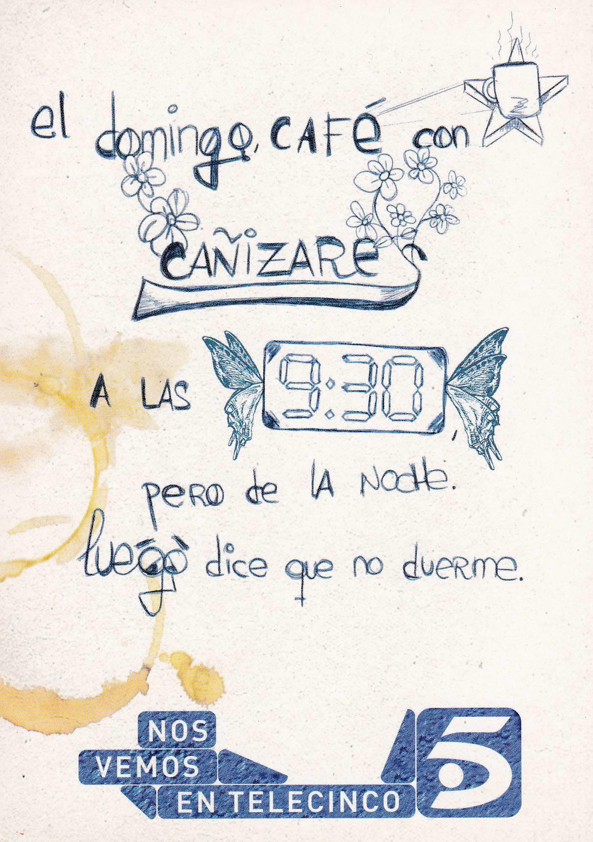 POSTAL B10113: CAFE CAÑIZARES. SERIE
