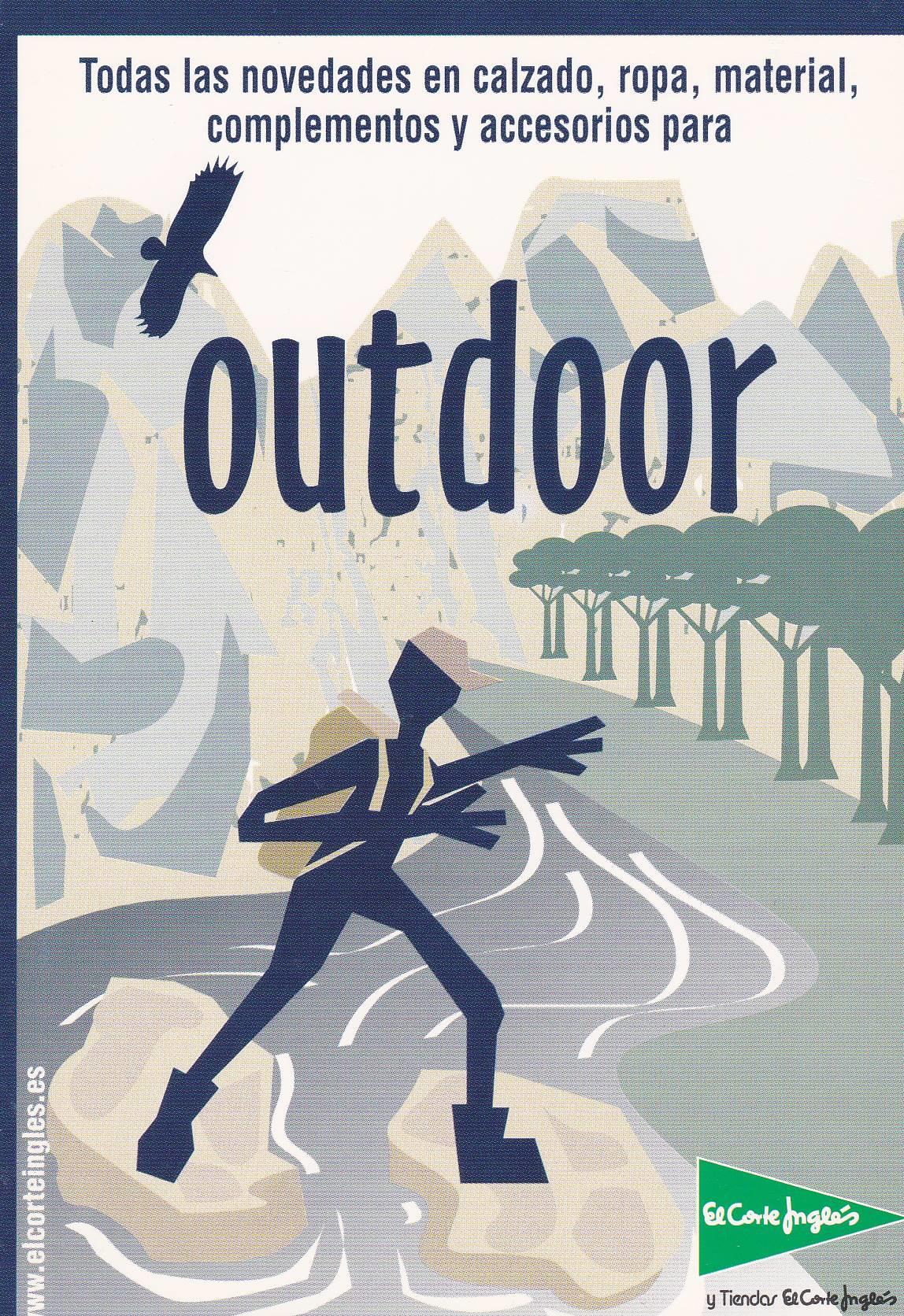 POSTAL B10123: OUTDOOR: EL CORTE INGLES
