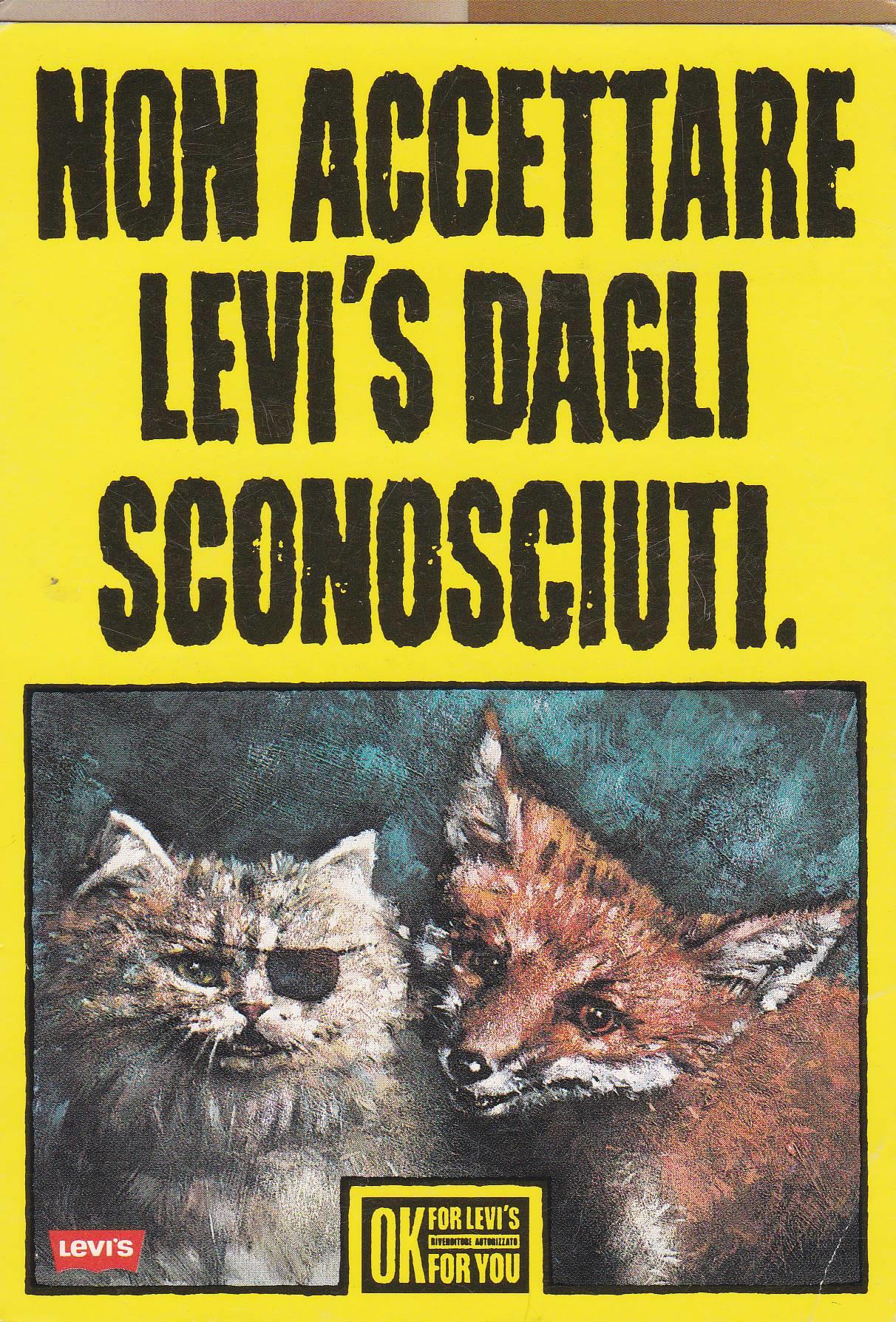 POSTAL B10124: LEVI S: CAMPAÑA PUBLICITARIA