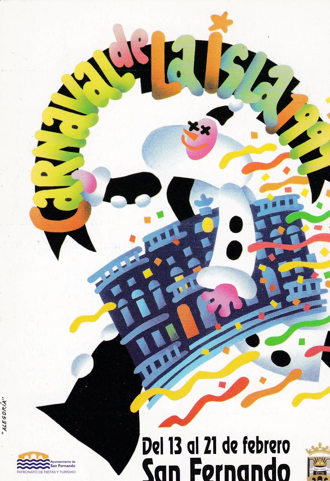 POSTAL B10165: CARNAVAL DE LA ISLA SAN FERNANDO