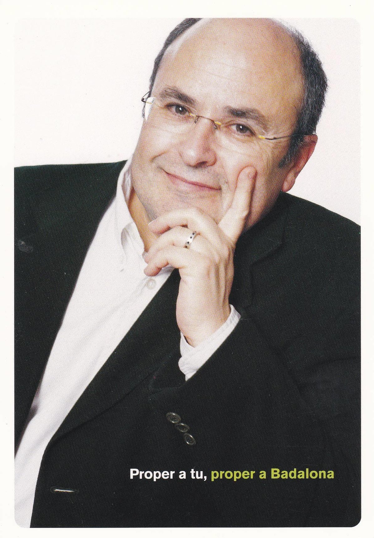 POSTAL B10166: CARLES SAGUES. ICV. CAMPAÑA