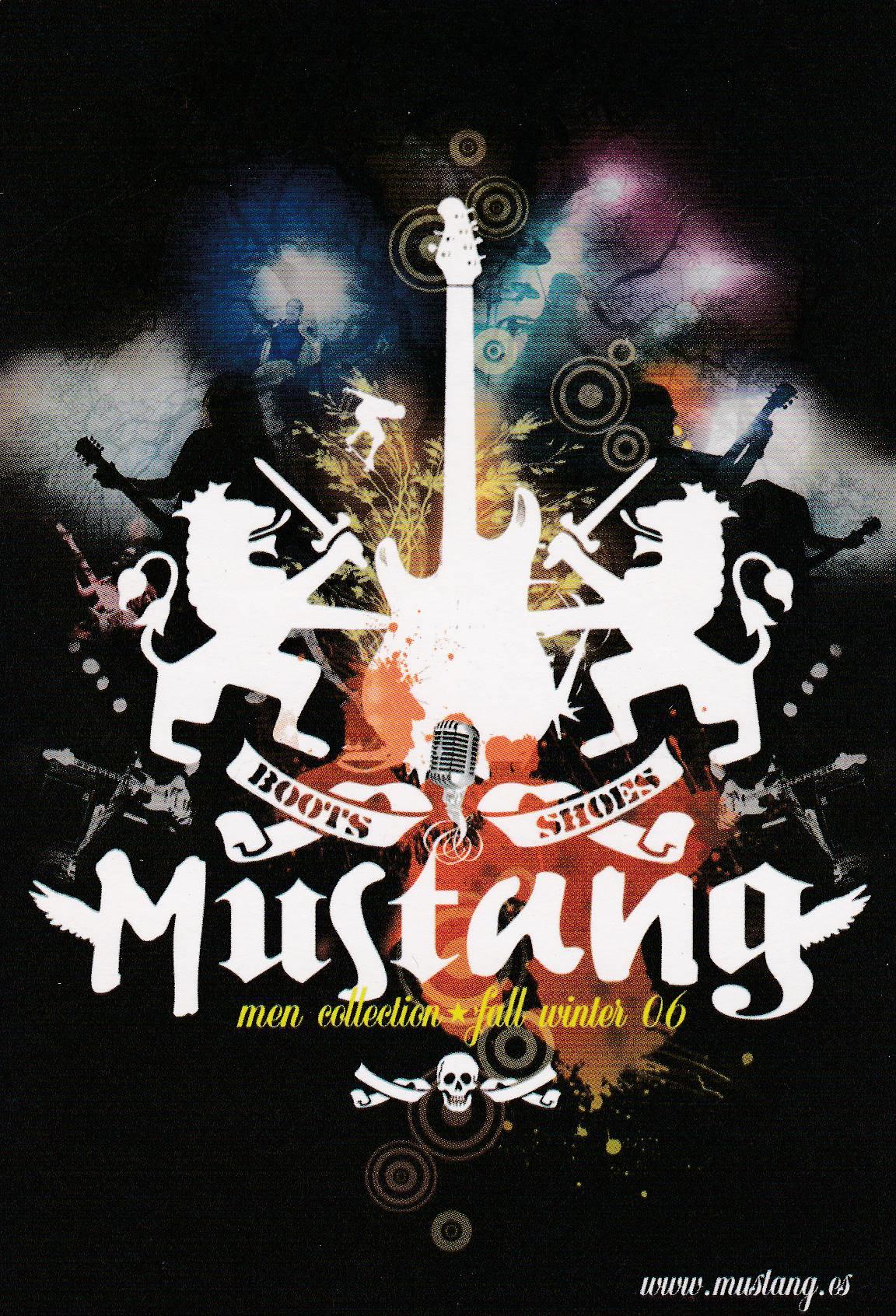 POSTAL B10176: MUSTANG: CAMPAÑA ZAPATERIAS
