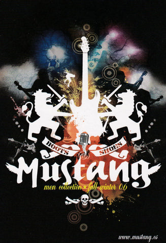 POSTAL B10176: MUSTANG: CAMPAÑA ZAPATERIAS