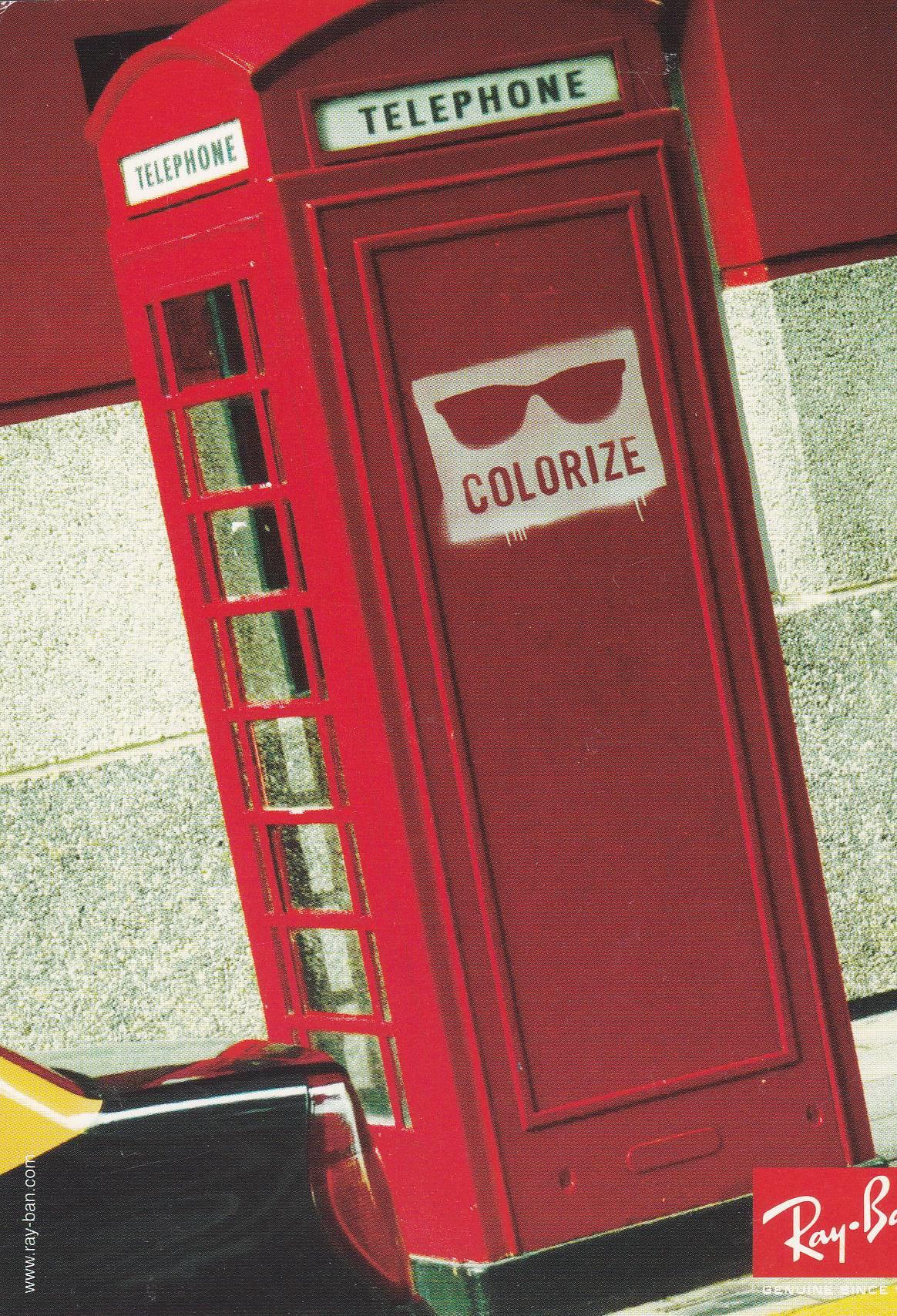 POSTAL B10190: RAY BAN: GENUINE SINCE 1937. WAYFARER
